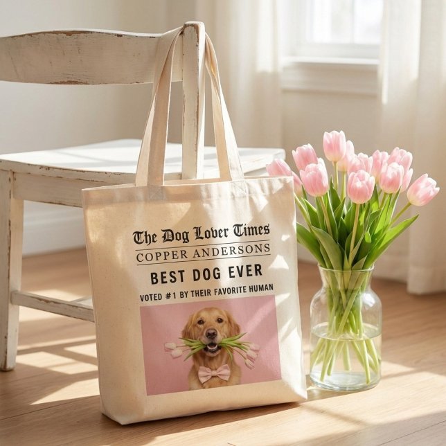 Personalized “Best Dog Ever” | Custom Dog Tragetasche (Von Creator hochgeladen)