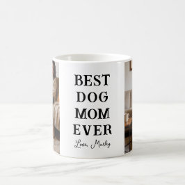 Personalized Best Dog Mom 2 Photo | Mother’s Day Kaffeetasse