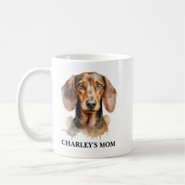 Personalized Best Dog Mom  Photo | Mother’s Day Kaffeetasse