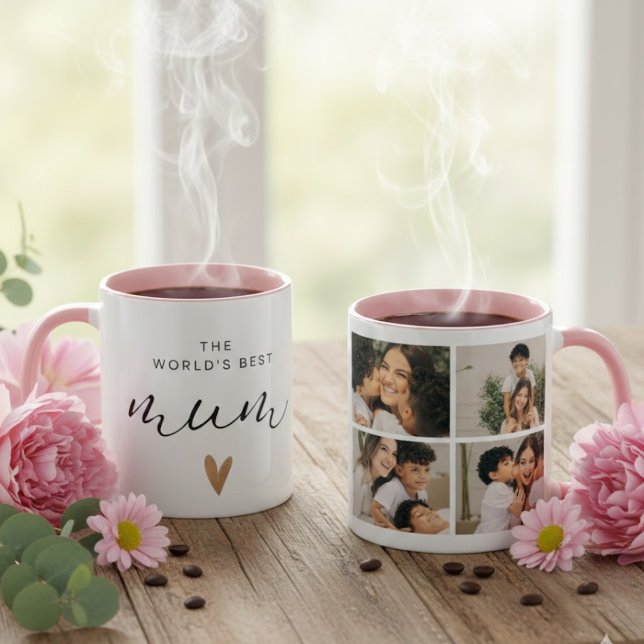 Personalized Best Mom Ever Photo Mug (Créateur téléchargé)