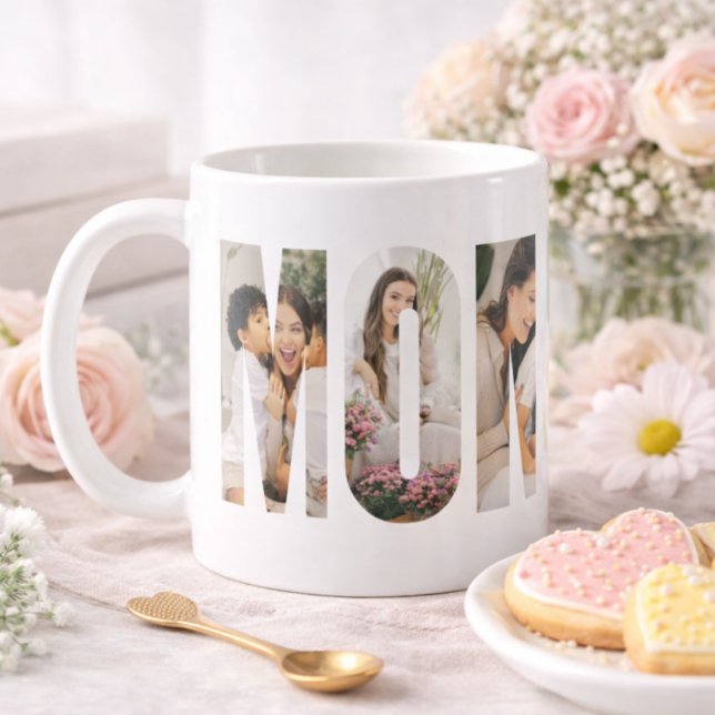 Personalized Best Mom Ever Photo Mug (Créateur téléchargé)