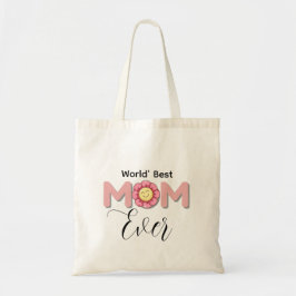 Personalized Best Mom Ever Tote Bag Gift
