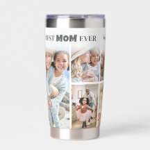 Personalized Best Mom Photo Collage Mother