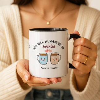 Personalized Best-Tea Couple   Tasse