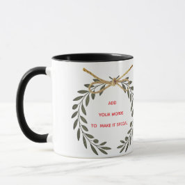 Personalized “Best Wishes” Mug Tasse