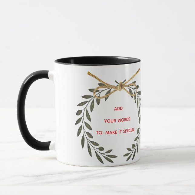 Personalized “Best Wishes” Mug Tasse (Links)