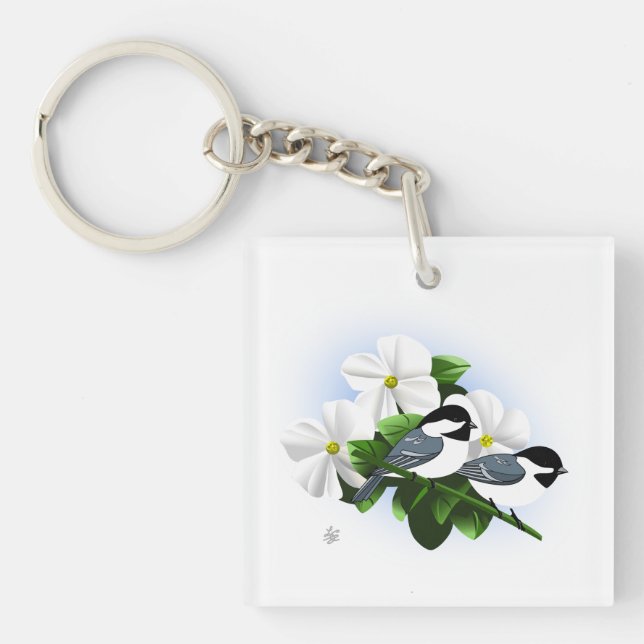 Personalized Bird Keychains Schlüsselanhänger (Vorderseite)