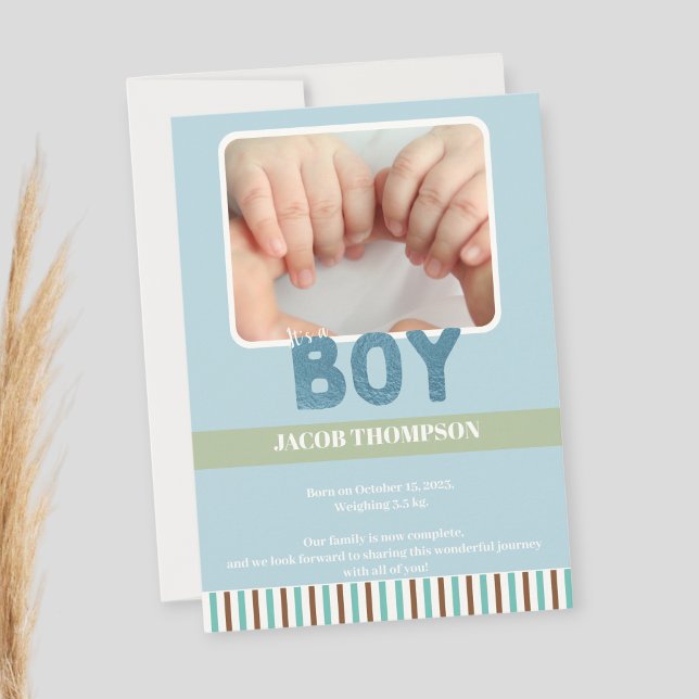 Personalized Birth Announcement Card Einladung (Von Creator hochgeladen)