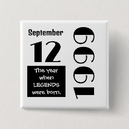 Personalized Birthday Gift  Button