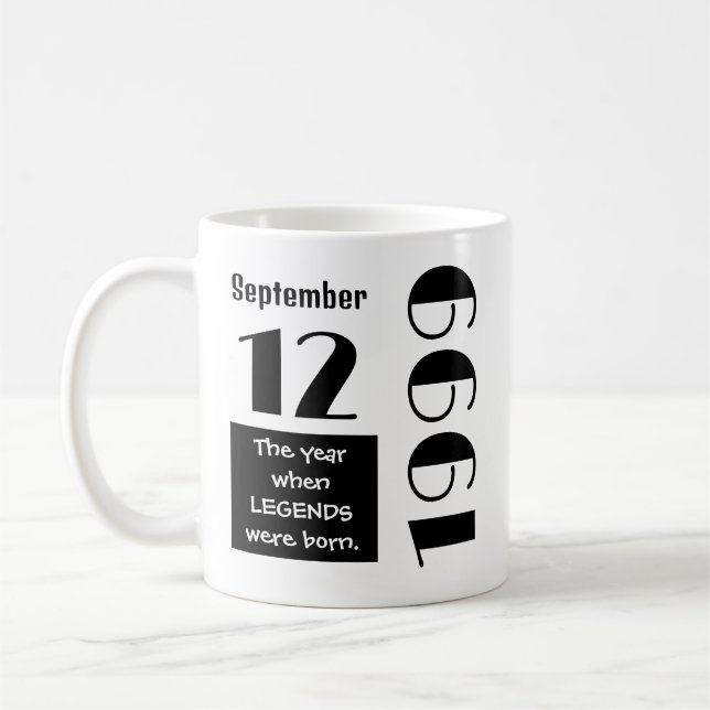 Personalized Birthday Gift  Kaffeetasse (Links)