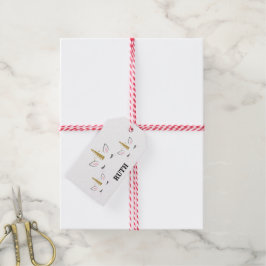 Personalized Birthday Unicorn Glitter Design with  Geschenkanhänger