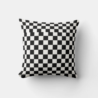 Personalized Black and White Kissen
