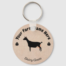 Personalized Black Dairy Goat
