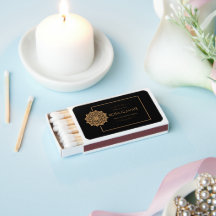 Personalized Black & Gold – Custom Names & Date