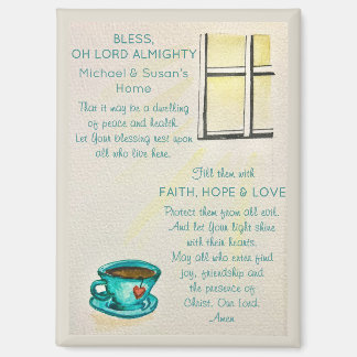 Personalized Bless This Home – Prayer Magnet