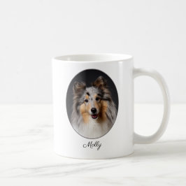 Personalized Blue Merle Sheltie Love Kaffeetasse