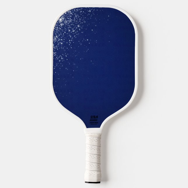 Personalized Blue Pickleball Paddle (Rückseite)