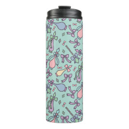 Personalized Bookish Girly Cute Bow Name Perfume Thermosbecher