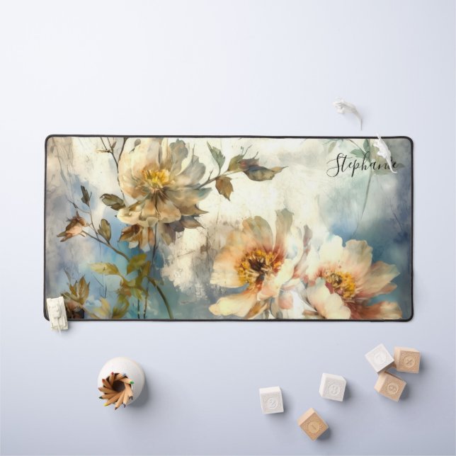 Personalized Botanical Workspace Schreibtischunterlage (Kindertisch)