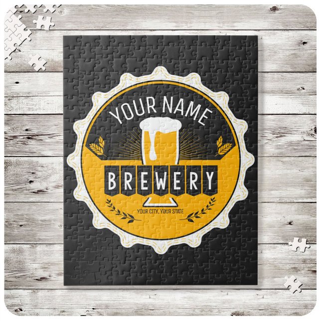 Personalized Brewery Beer Bottle Cap Bar  (Von Creator hochgeladen)