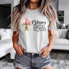 Personalized Bride Squad T-shirt