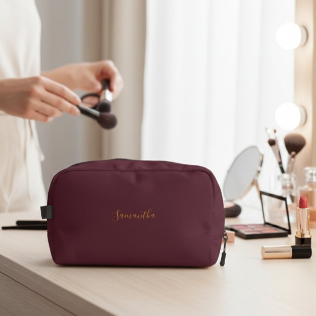 Personalized Bridesmaid Makeup Bag Waschbeutel (Von Creator hochgeladen)