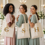 Personalized bridesmaid tote bags tragetasche<br><div class="desc">Personalized bridesmaid tote bags, Large beige bridesmaid gift tote bags, Bride tote bag, Maid of honor tote bag, Party tote bag, Monogrammed tote bag Get ready for the big day and make every moment special with our Personalized Bridesmaid or Bride Tote Bag. This large beige canvas gift tote bag is...</div>