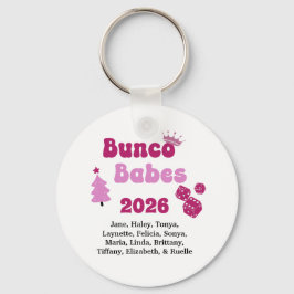 Personalized Bunco Babe  Schlüsselanhänger