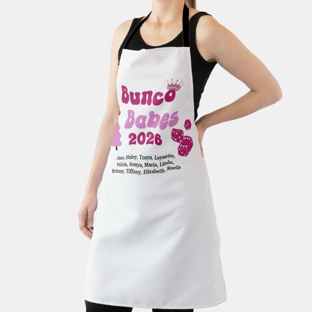 Personalized Bunco Babe  Schürze (InSitu)