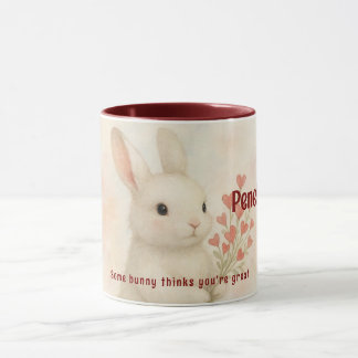 Personalized Bunny Mug  Tasse