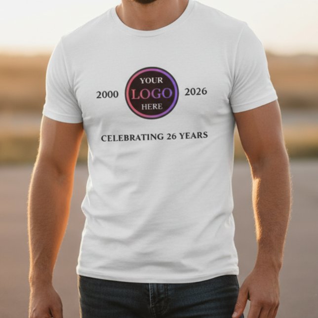 Personalized Business Logo Celebration T-Shirt (Von Creator hochgeladen)