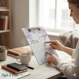 Personalized Calendar-26 Clipboard for Office Use Klemmbrett