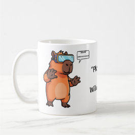  Personalized Capybara Gamer Coffee Cup Kaffeetasse
