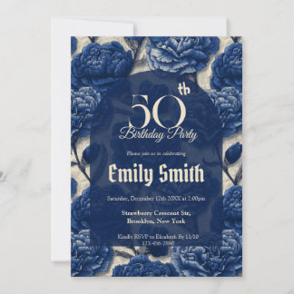 Personalized Carnation Fantasy Romantic Party Einladung