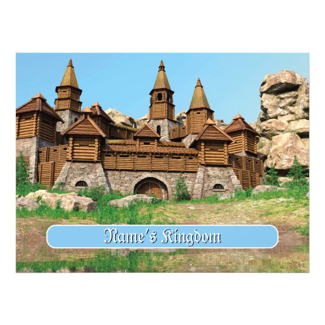 Personalized Castle for Kids Fotodruck (Vorne)