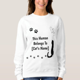 Personalized Cat Lover Sweatshirt