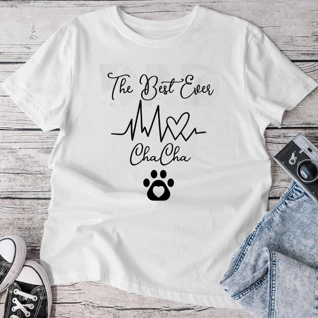Personalized "Cha Cha" Cat Name, Cat Lover  T-Shirt (Von Creator hochgeladen)