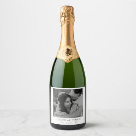 Personalized Champagne Bottle Label