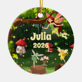 Personalized Child Name Fairy Ornament