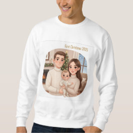 Personalized Child’s First Christmas Hoodie – Men’