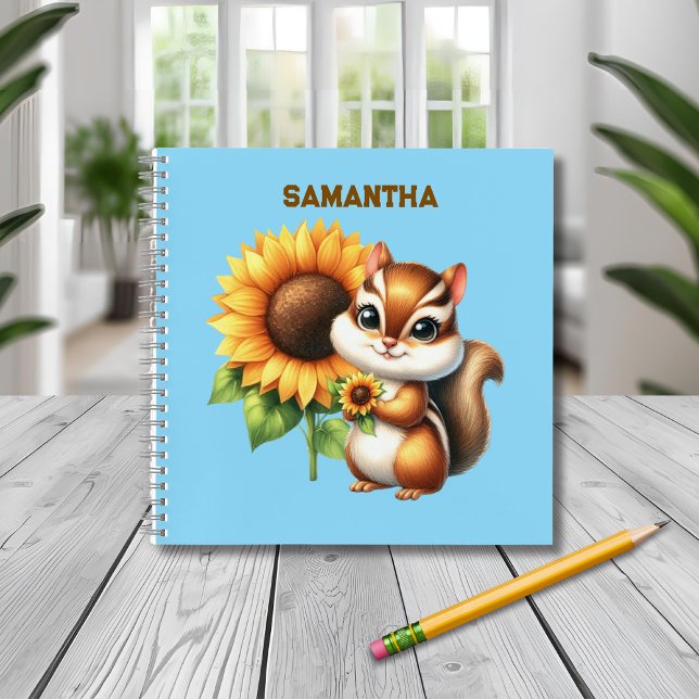 Personalized Chipmunk Notebook Notizbuch (Von Creator hochgeladen)