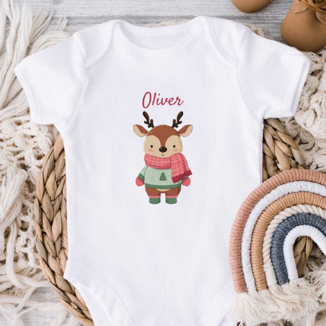 Personalized Christmas Baby Bodysuit  Baby Strampler (Von Creator hochgeladen)