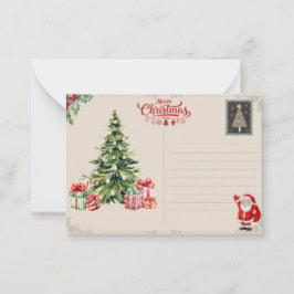 Personalized Christmas Card – Custom Holiday  Mitteilungskarte