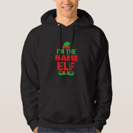 Personalized Christmas Elf Hoodie