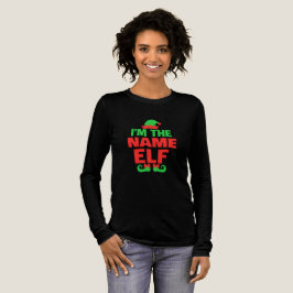 Personalized Christmas Elf Tri-Blend Shirt