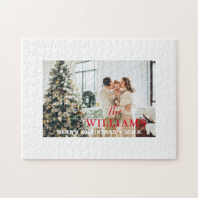 Personalized Christmas Family Photo (Horizontal)