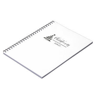 Personalized Christmas Gift Custom Modern T-Shirt Notizblock