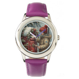 Personalized christmas gift elegant message women armbanduhr