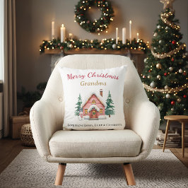 Personalized Christmas Grandma Pillow Gift Kissen