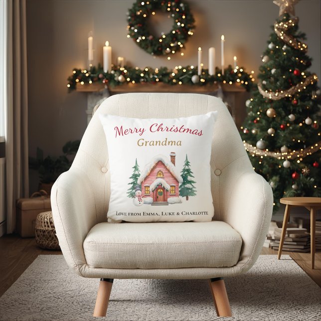 Personalized Christmas Grandma Pillow Gift Kissen (Von Creator hochgeladen)